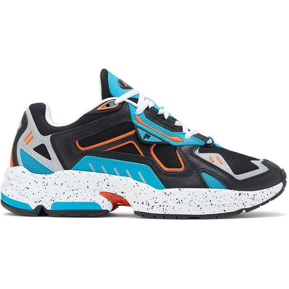 Mens Fila Archive RJV Shoe Size: 11.5 Black - White - Redorange Fashion Sneakers