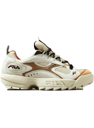 Fila Disruptor N Low Women's Lace Up Chunky Sole Synthetic Trainers In  Cream Size 7