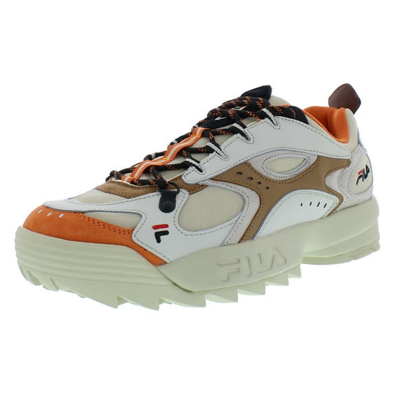 Mens Fila Boveasorus X Disruptor Shoe Size: 9.5 FilaCream - Black - ShoOrange Fashion Sneakers