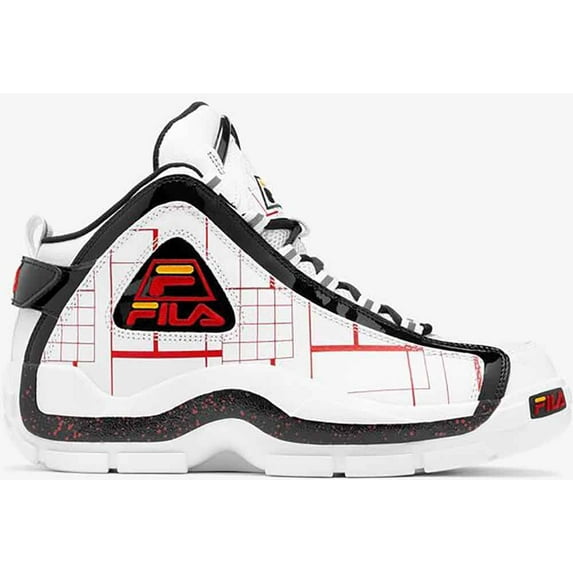 Mens Fila Grant Hill 2 Shoe Size: 11.5 White - Black - Gold Fusion Basketball