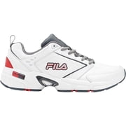 Mens Fila Memory Decimus 8 Shoe Size 8.5 White - Grey - Red Cross Training
