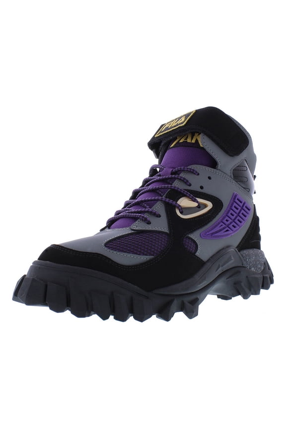 Mens Fila Yak Boots Shoe Size: 11.5 Black - Quietshade - Imperialpurple Boots