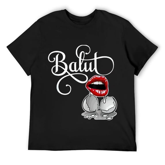 Mens Filipino Balut Lovers Funny T Shirt Black