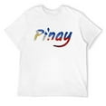thumbnail image 1 of Mens Filipino life Buhay Pinay pride for Men T-Shirt White 4X-Large, 1 of 5