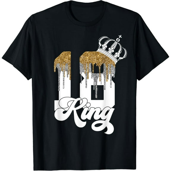 Mens Finally 18 College King 18th Birthday T-Shirt