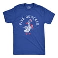 thumbnail image 1 of Mens Fire Quacker T Shirt Funny Sarcastic Fourth Of July Party Duck Fireworks Joke Graphic Tee for Guys Graphic Tees, 1 of 9