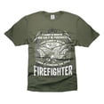 thumbnail image 1 of Mens Firefighter Patriotic shirt Shirt With Saying Firefighter Gifts Firefighter Birthday Gift Shirt, 1 of 6