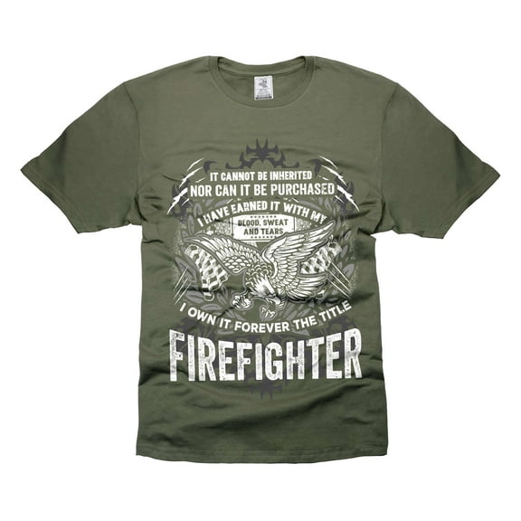 Mens Firefighter Patriotic shirt Shirt With Saying Firefighter Gifts Firefighter Birthday Gift Shirt