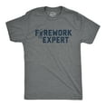 thumbnail image 1 of Mens Firework Expert T Shirt Funny 4th Of July Independence Day Graphic Tee Graphic Tees, 1 of 7