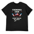 thumbnail image 1 of Mens Fireworks Crew Director Assistant Funny Fourth July Firework T-Shirt Black Large, 1 of 5