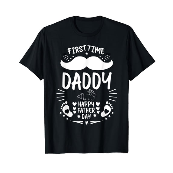 Mens First Time Daddy New Dad, Fathers Day T-Shirt