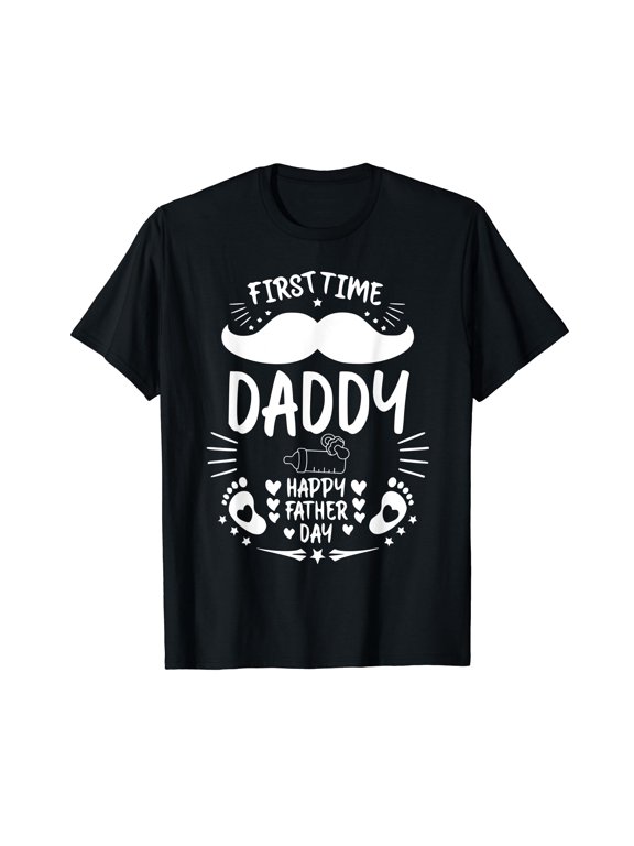 Mens First Time Daddy New Dad, Fathers Day T-Shirt