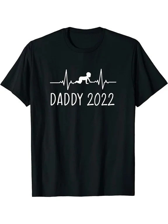 Mens First Time Father Gifts For Men New Dad Daddy 2022 Gift Idea T-Shirt S-3Xl Design Preview Only