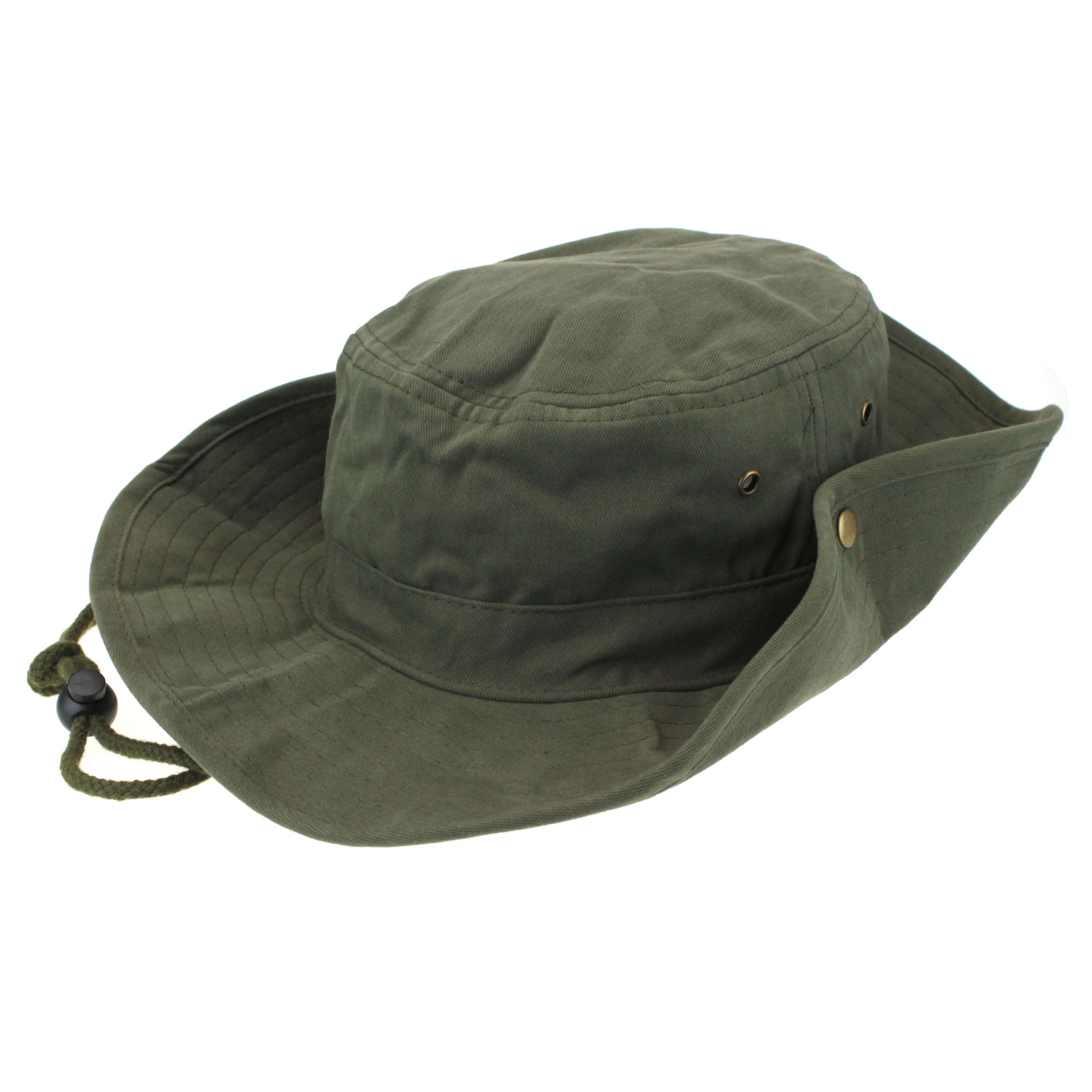 帽子 ends and means Bucket Hat army hat Mens Fisherman Brushed Cotton Twill Bucket Hat Army Green Small (7