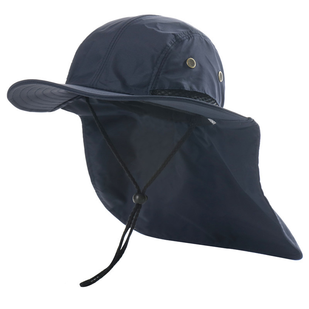 Mens Fishing Hat Sun Hat Safari Hat with Neck Cover for Outdoor Sun