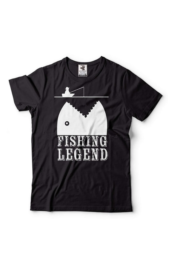 Mens Fishing Shirt Fishing Legend Shirt Fisherman Gifts Fishing Birthday Tee Father's Day Gift