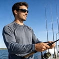 thumbnail image 1 of PAKUSISUP Men's Long Sleeve Fishing Shirts UPF 50+ | Quick-Dry Sun Protection Shirts (Lightweight, 100% Polyester), 1 of 7