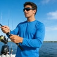 thumbnail image 1 of PAKUSISUP Men's Long Sleeve Fishing Shirts UPF 50+ | Quick-Dry Sun Protection Shirts (Lightweight, 100% Polyester), 1 of 3