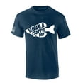 thumbnail image 1 of Mens Fishing Tshirt Have A Crappie Day Short Sleeve T-shirt-Heather Navy-xl, 1 of 1