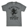 thumbnail image 1 of Mens Fitness Gingerbread In My Mouth T shirt Funny Christmas Gift Tee for Guys Graphic Tees, 1 of 7
