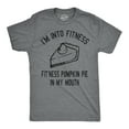thumbnail image 1 of Mens Fitness Pumpkin Pie In My Mouth T shirt Funny Thanksgiving Thankful Graphic Graphic Tees, 1 of 9