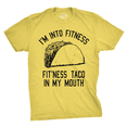 thumbnail image 1 of Mens Fitness Taco Funny T Shirt Humorous Gym Graphic Novelty Sarcastic Tee Guys Graphic Tees, 1 of 5