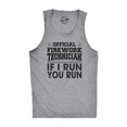 thumbnail image 1 of Mens Fitness Tank Official Firework Technician Tanktop Funny Fourth Of July Tee for Guys, 1 of 7