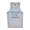thumbnail image 1 of Mens Fitness Tank You Had Me At Day Drinking Tanktop Funny Beer Wine Drunk Party Shirt, 1 of 8