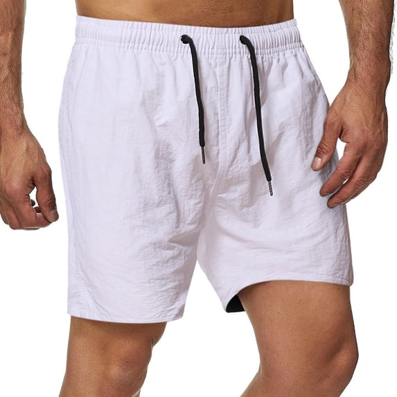Mens Five-point Quick-drying Beach Short Pants Sports Gym Fitness Shorts