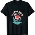 thumbnail image 1 of Mens Flamingo Graphic Shirt Cute Animal Print T-Shirt Soft Cotton Crewneck Tee Top, 1 of 5