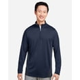 thumbnail image 1 of Harriton M786 Men's Flash Snag Protection Plus IL Colorblock Quarter-Zip Pullover-Dark Navy/ Dark Charcoal-S, 1 of 6