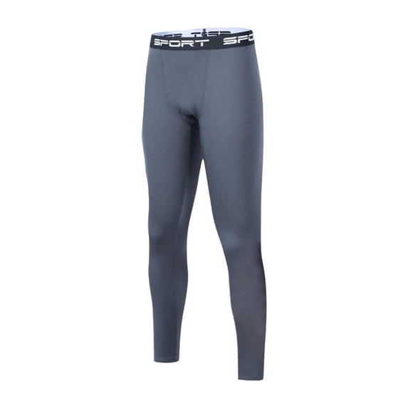 Mens Fleece Base Layer Pants Warm Thermal Stretch Slim Fit Tights Yoga Gym Workout Underwear Bottom