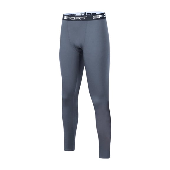 Mens Fleece Base Layer Pants Warm Thermal Stretch Slim Fit Tights Yoga Gym Workout Underwear Bottom