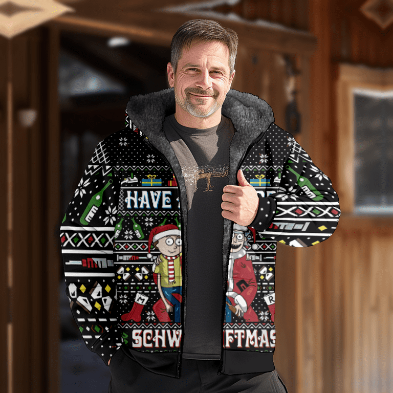 Christmas zipper shop hoodie