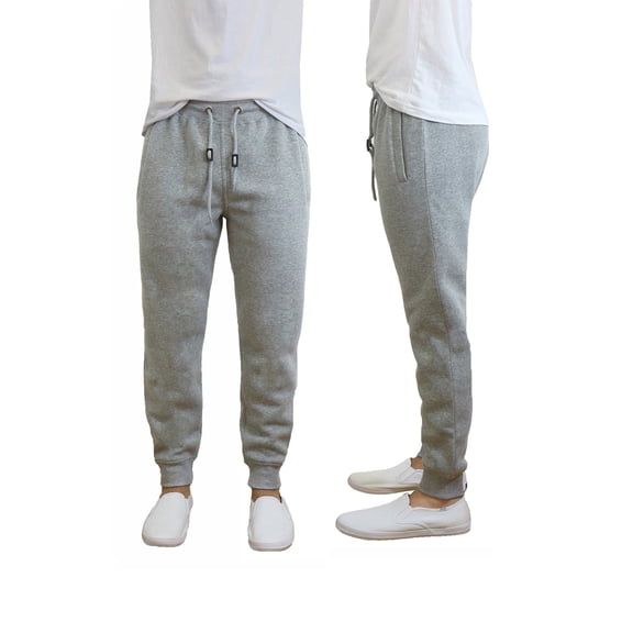Mens Fleece Jogger Pants Slim Fit