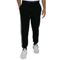 thumbnail image 1 of Mens Fleece Joggers With Contrast Side Striped Trim, 1 of 5