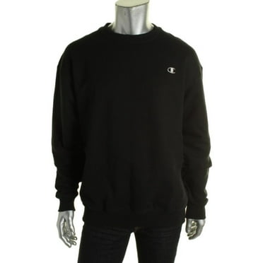 Mens Fleece Long Sleeves Sweatshirt, Crew
