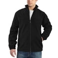 thumbnail image 1 of Mens Fleece Zip up Jackets - Lightweight Zip Mock Neck Sweatshirt No Hood Front Zipper Solid Color Long Sleeve Fall Jackets with Side Pockets, Xl, 1 of 7