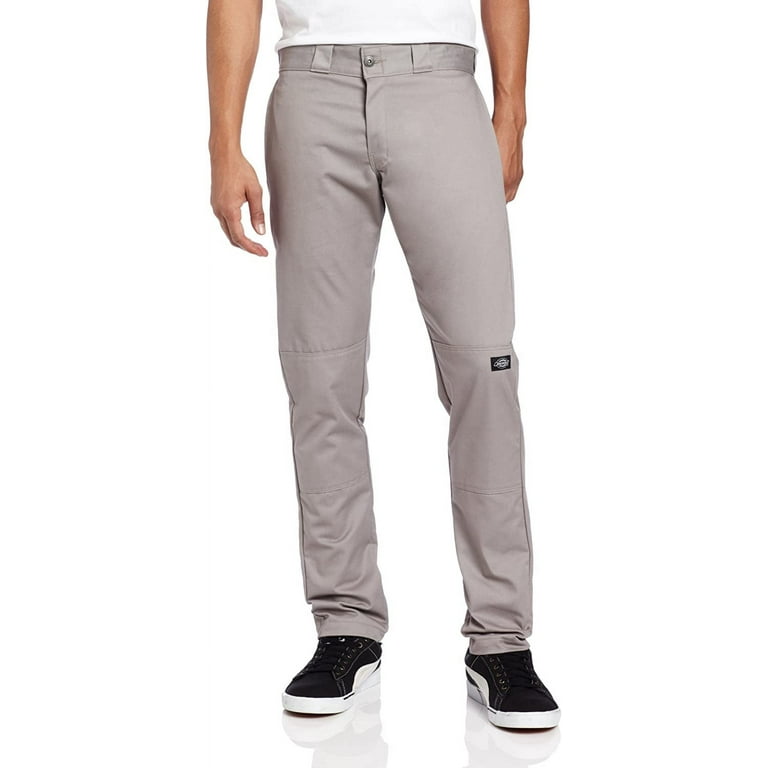 Mens Flex Skinny Straight Fit Double Knee Work Pant Walmart