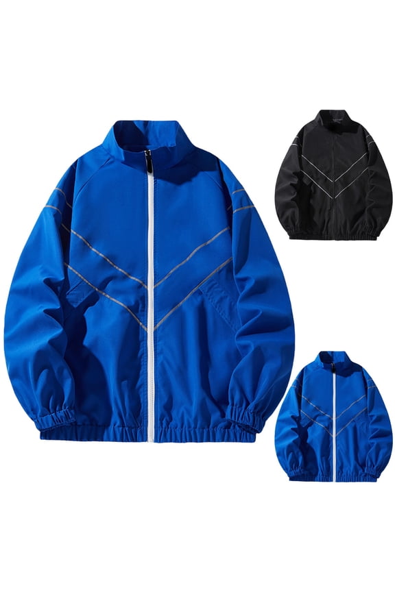 Mens Flight Baseball Jacket – Lightweight & Comfortable Outdoor Pilot Coat Spring Fall Bomber Jacket and Coats Outwear Big and Tall Size M-4XL Blue