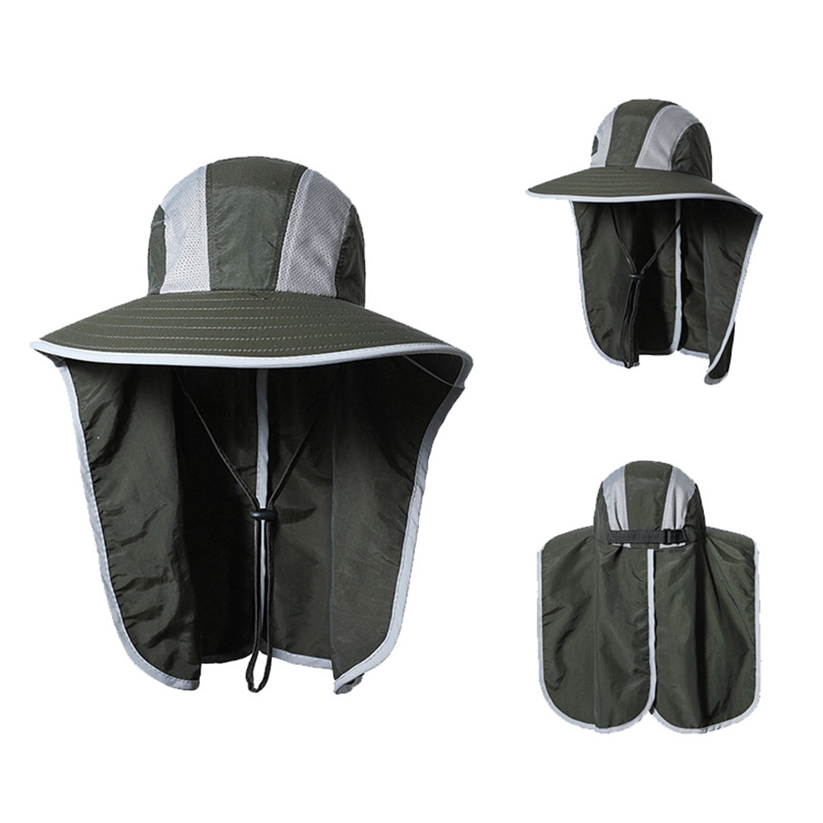 Mens Floppy Hat Men Mountaineering Fishing Camouflage Hood Rope Outdoor  Shade Foldable Casual Bucket Hat Bucket Hat Black Men