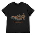 thumbnail image 1 of Mens Florence Italy Short Sleeve T-Shirt Black, 1 of 5