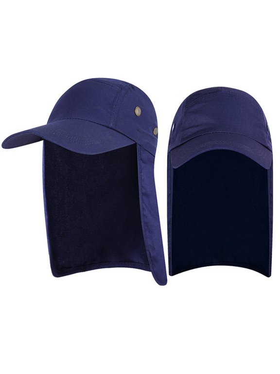 Mens Foldable Uv Protection Foldable Sun Hat with Neck Flap Outdoor Adventure Sun Cap for Fishing Hiking Safari Casual Bucket Hat Men Womens Mountaineering Fishing Camouflage Hood Rope Outdoo