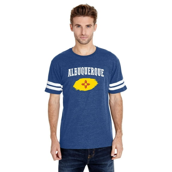 Mens Football Fine Jersey T-shirts - Albuquerque