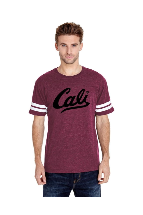 Mens Football Fine Jersey T-shirts - California Cali
