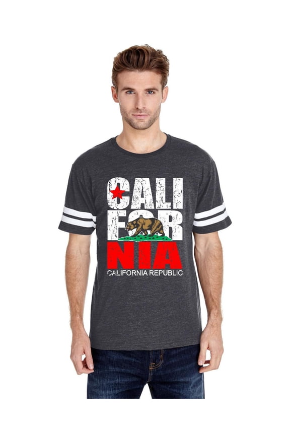 Mens Football Fine Jersey T-shirts - California Cali