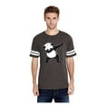 thumbnail image 1 of Mens Football Fine Jersey T-shirts - Dancing Panda, 1 of 5