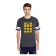 thumbnail image 1 of Mens Football Fine Jersey T-shirts - Emoji Group, 1 of 5