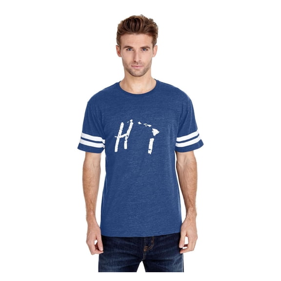 Mens Football Fine Jersey T-shirts - Hawaii