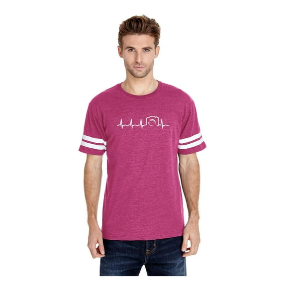 Mens Football Fine Jersey T-shirts - Heartbeat Photography